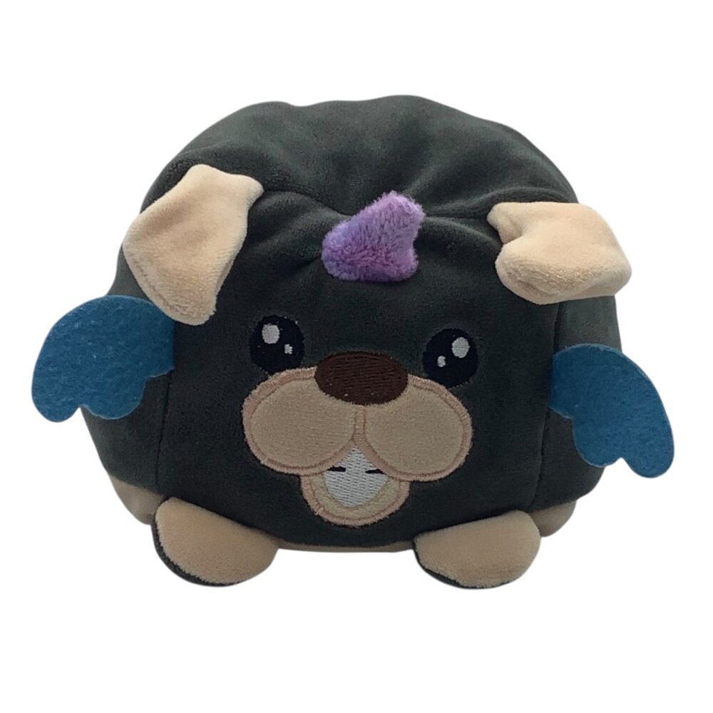 Walgreens Rainbow Dreams 2 in 1 Pugicorn Dog Plush Toy Reversible 7”x6”